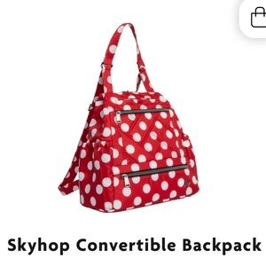 LUG Red Polka Dot Convertible Backpack
